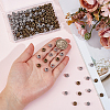 200Pcs 2 Colors Tibetan Style Alloy Beads TIBE-ME0001-15-3