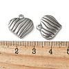 304 Stainless Steel Pendants STAS-I330-039P-3