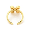 Brass Letter Open Cuff Rings for Women RJEW-G313-01X-G-3