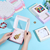 16Pcs 4 Colors Foldable Square Paper Storage Gift Boxes CON-PH0003-19-3
