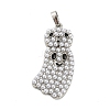 Halloween Brass Enamel Pendants KK-F915-02C-P-1