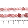 Natural Strawberry Quartz Beads Strands G-P497-01C-43-5