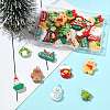 30Pcs 15 Styles Christmas Opaque Resin Pendants CRES-FS0001-33-7