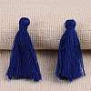 Polycotton(Polyester Cotton) Tassel Pendant Decorations FIND-I003-18-1