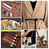 2M Flat Single Face Lychee Pattern Imitation Leather Band LC-WH0010-02B-02-5