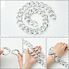 1Pc Acrylic Cuban Link Chain Necklaces for Men NJEW-SP0001-09A-S-3