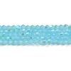 Imitation Jade Electroplate Glass Beads Strands GLAA-F029-J4mm-D03-1