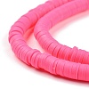 Handmade Polymer Clay Beads Strands CLAY-R089-6mm-Q031-3