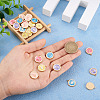 50Pcs 25 Style Zinc Alloy Enamel Pendants ENAM-BT0001-18-7