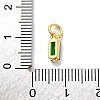 Brass Pave Cubic Zirconia Charms KK-F894-13G-03-3