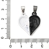 Alloy Enamel Split Pendants STAS-M114-06EB-3