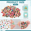 1400Pcs Plating Acrylic Beads MACR-SP0001-71-2