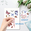 8 Sheets 8 Styles PVC Waterproof Wall Stickers DIY-WH0345-112-3