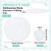 Sublimation Blank Polyester Folding Fan AJEW-WH0010-57B-2