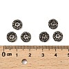 Brass Rhinestone Spacer Beads RB-A014-L8mm-01B-3