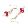 Handmade Lampwork Dangle Earrings EJEW-MZ00440-6