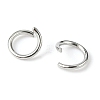 304 Stainless Steel Jump Rings X-STAS-E011-6x0.8mm-2