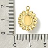 Ion Plating(IP) Real 14K Gold Plated 304 Stainless Steel with Glass Pendant FIND-Z028-30G-3