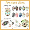 20Pcs 10 Styles Alloy Enamel Pendants ENAM-YW0006-95-3
