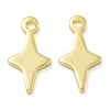 Brass Charms KK-C083-08G-1