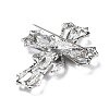Cross Alloy Rhinestone Brooch Pins LS-JEWB-Z034-06P-02-3