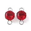 304 Stainless Steel Micro Pave Cubic Zirconia Connector Charms X-STAS-H240-50P-03-1