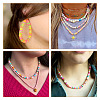 8 Strands 8 Colors Handmade Polymer Clay Beads Strands CLAY-TA0001-30-9