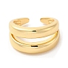 Brass Open Cuff Rings RJEW-P098-24G-2