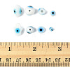 80Pcs 8 Styles Handmade Lampwork Evil Eye Beads LAMP-FS0001-38A-5