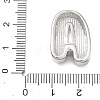 Brass Initial Beads KK-B167-27P-01A-3