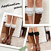 2 Pairs 2 Colors Acrylic Fibers Leg Sleeves AJEW-CY0001-31-4