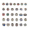 Kissitty 58pcs 29 style Alloy Rhinestone European Beads MPDL-KS0001-03-1