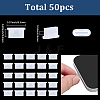 50Pcs Silicone Mobile Anti-Dust Plugs AJEW-SC0031-64A-2