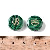 Synthetic Malachite Beads G-A238-01B-3