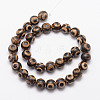 Tibetan Style 3-Eye dZi Beads G-K166-02-12mm-L1-02-2