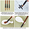  1 Book Chinese Calligraphy Brush Water Writing Magic Cloth Manuscript of Calligrapher AJEW-PH0004-92B-4