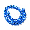 Handmade Evil Eye Lampwork Beads Strands LS-LAMP-E023-07B-06-2