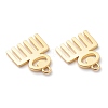 Brass Pendants KK-Z010-11G-2