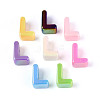 UV Plating Opaque Acrylic European Beads OACR-M027-03L-2