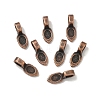 Tibetan Style Pendant Bails X-RAB3357Y-1