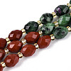 Natural Ruby in Zoisite & Red Jasper & Flower Opal Beads Strands G-T144-21B-01-4