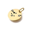 Twelve Constellations 304 Stainless Steel Enamel Pendants STAS-A148-01G-12-2