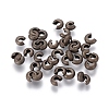 Brass Crimp Beads Covers KK-G017-AB-NF-1