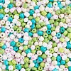 Opaque Glass Round Seed Beads GLAA-TAC0025-07B-03-3