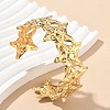 304 Stainless Steel Cuff Bangles for Women AJEW-P127-12G-1
