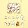 40Pcs Alloy Enamel Pendants ENAM-FS0002-40-6