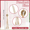 4Pcs 4 Styles Macrame Cotton Cord Hanging Ornaments HJEW-OC00275-2
