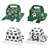 12Pcs 4 Styles Rectangle Football Print Paper Storage Candy Boxes CON-WH0095-58-1