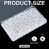 1500Pcs AB Color Plated Eco-Friendly Poly Styrene Acrylic Round Beads TACR-GA0001-17-2