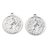 Non-Tarnish 201 Stainless Steel Pendants STAS-N098-143P-3